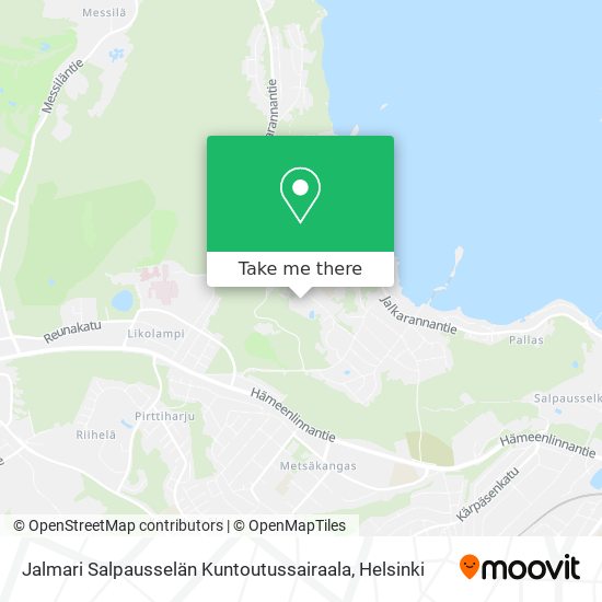 Jalmari Salpausselän Kuntoutussairaala map
