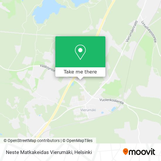 Neste Matkakeidas Vierumäki map