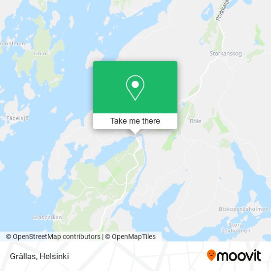 Grållas map