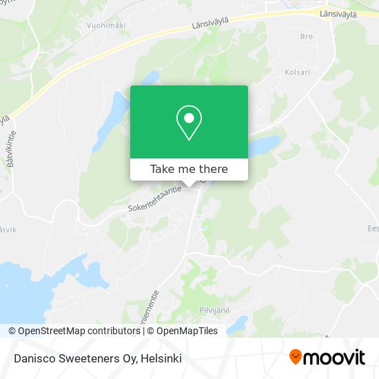 Danisco Sweeteners Oy map