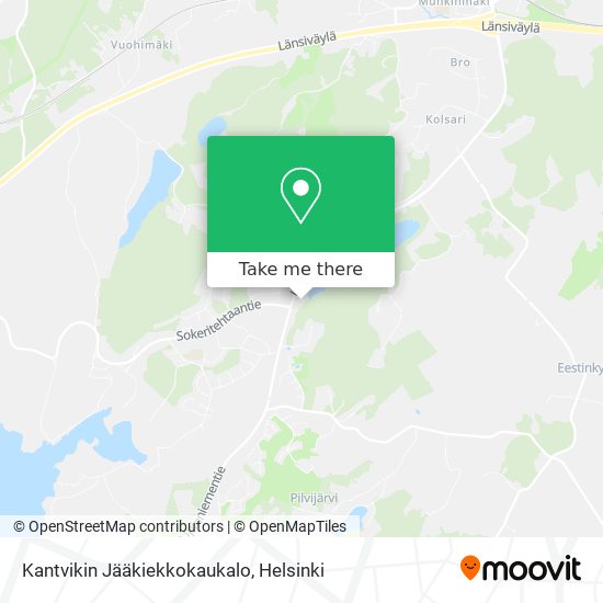 Kantvikin Jääkiekkokaukalo map