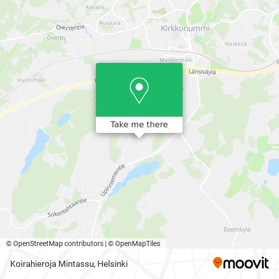 Koirahieroja Mintassu map