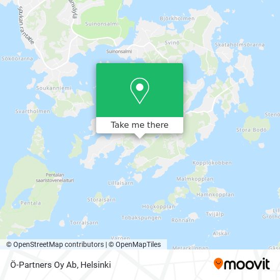 Ö-Partners Oy Ab map