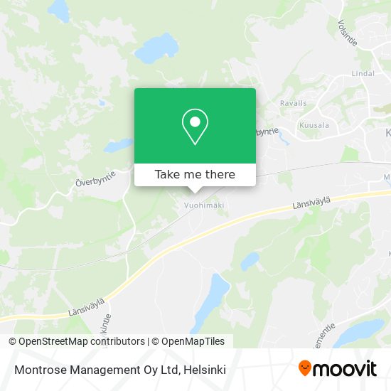 Montrose Management Oy Ltd map