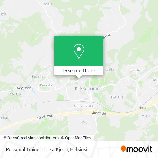 Personal Trainer Ulrika Kjerin map