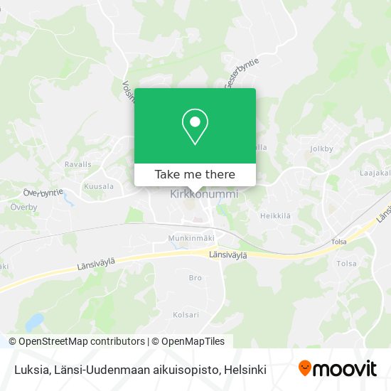 Luksia, Länsi-Uudenmaan aikuisopisto map