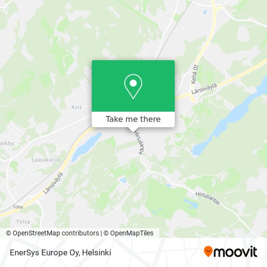 EnerSys Europe Oy map