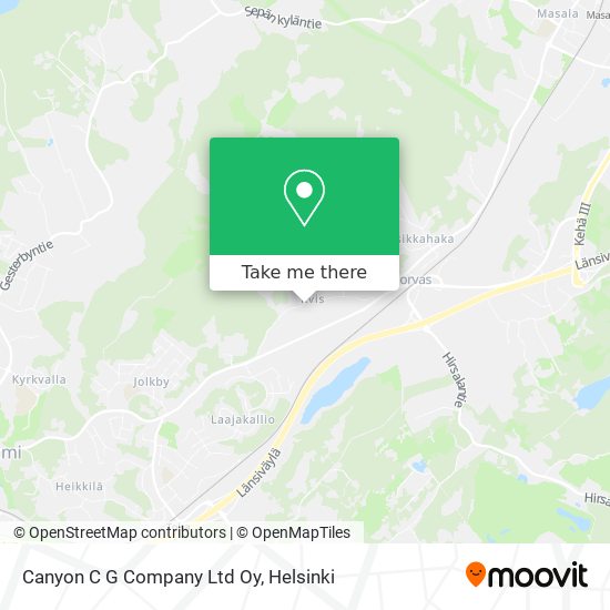 Canyon C G Company Ltd Oy map