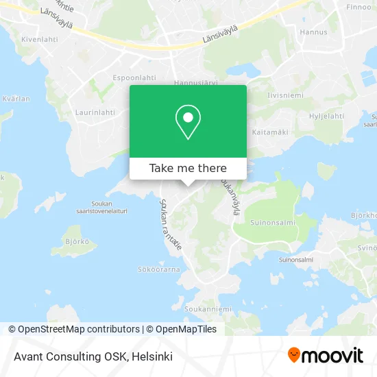 Avant Consulting Cooperative map