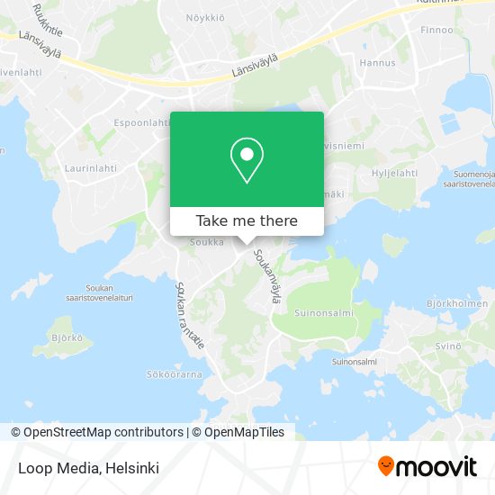 Loop Media map