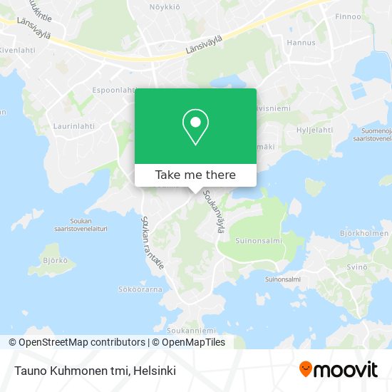 Tauno Kuhmonen tmi map