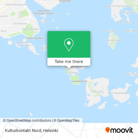 Kulturkontakt Nord map