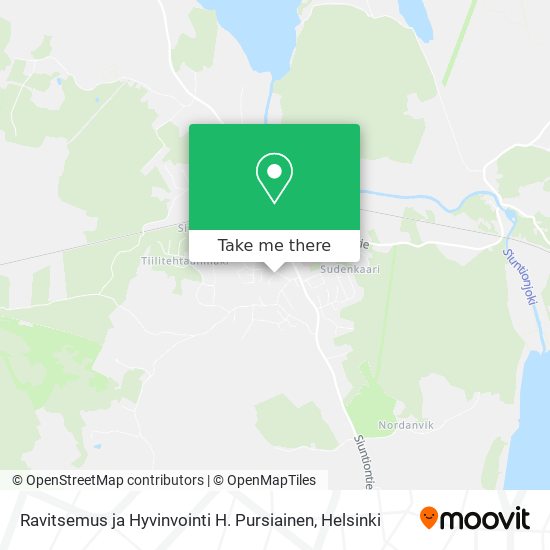 Ravitsemus ja Hyvinvointi H. Pursiainen map