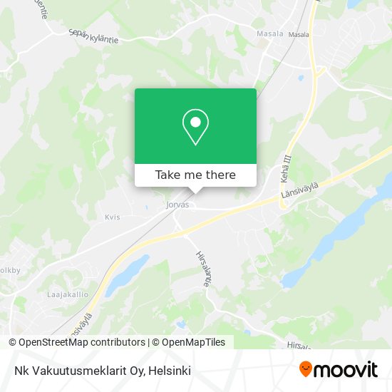 Nk Vakuutusmeklarit Oy map