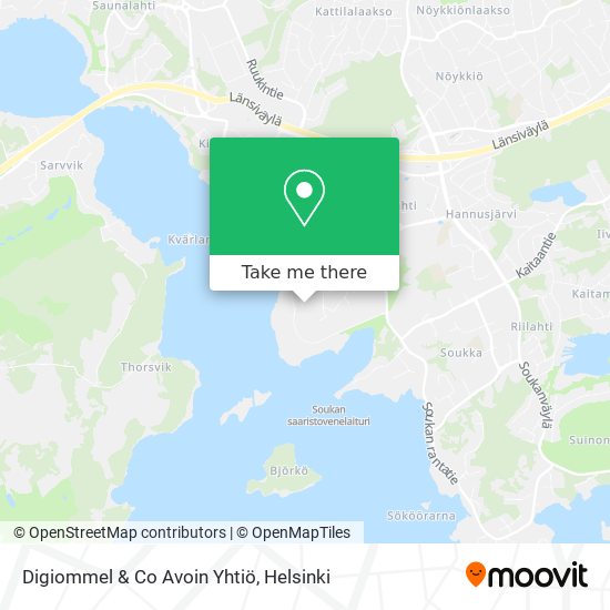 Digiommel & Co Avoin Yhtiö map