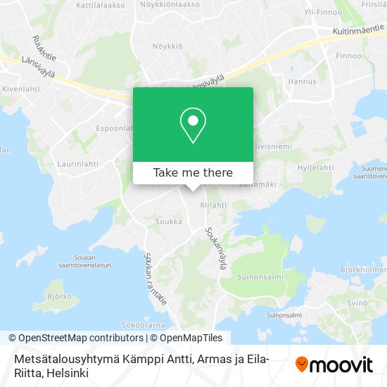 Metsätalousyhtymä Kämppi Antti, Armas ja Eila-Riitta map