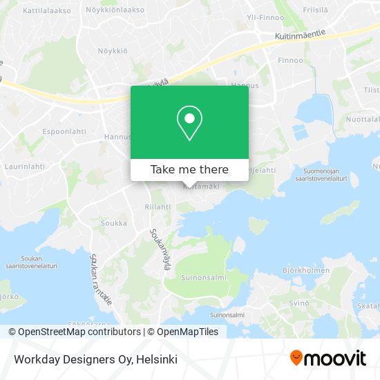 Workday Designers Oy map