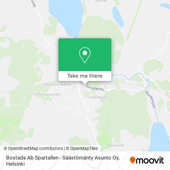 Bostads Ab Spartallen - Säästömänty Asunto Oy map