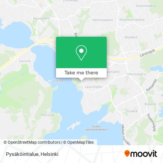 Pysäköintialue map