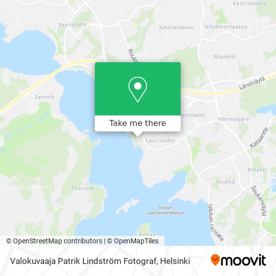 Valokuvaaja Patrik Lindström Fotograf map