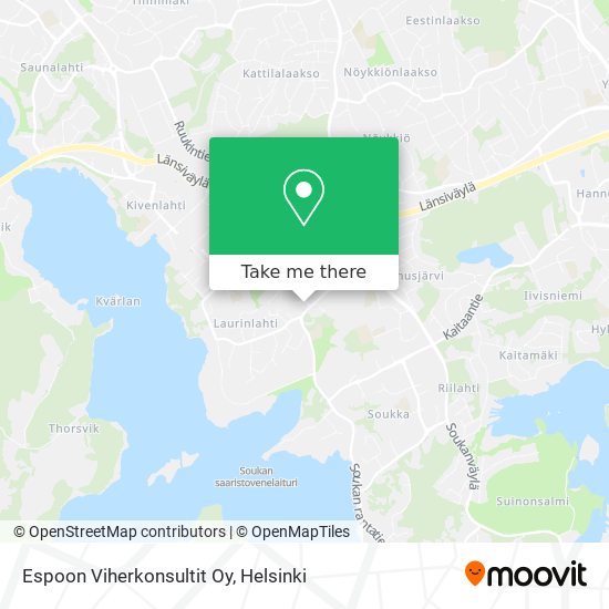 Espoon Viherkonsultit Oy map