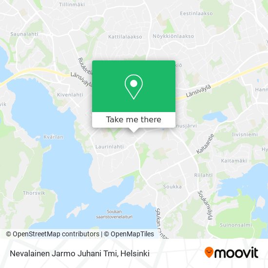 Nevalainen Jarmo Juhani Tmi map