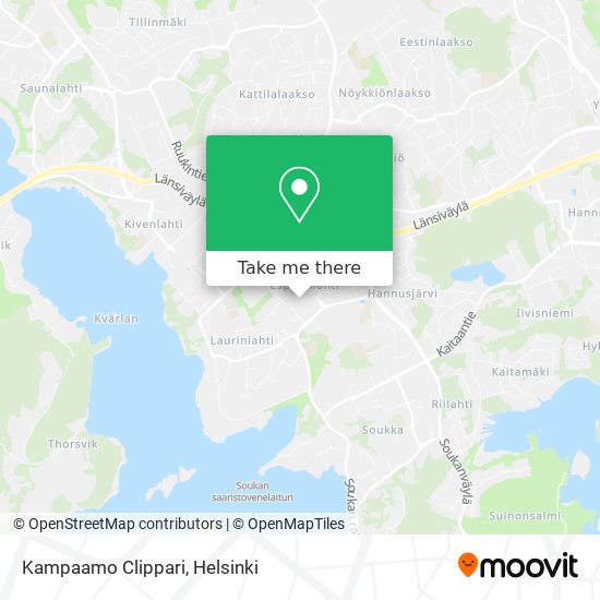 Kampaamo Clippari map