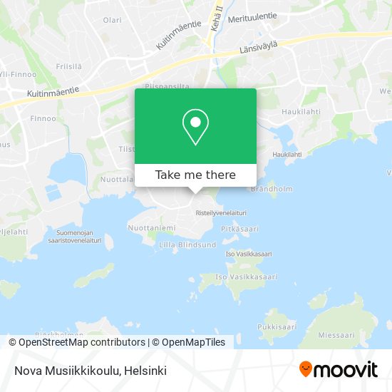 Nova Musiikkikoulu map