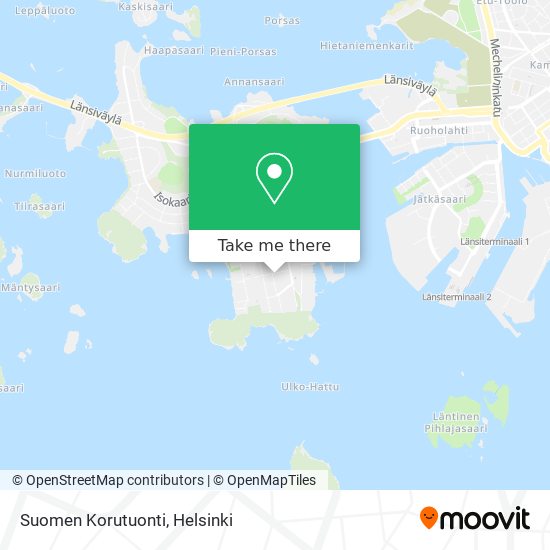 Suomen Korutuonti map