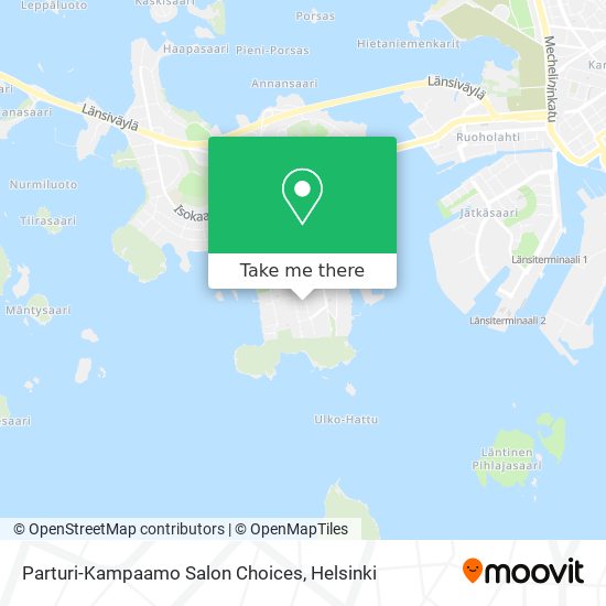 Parturi-Kampaamo Salon Choices map