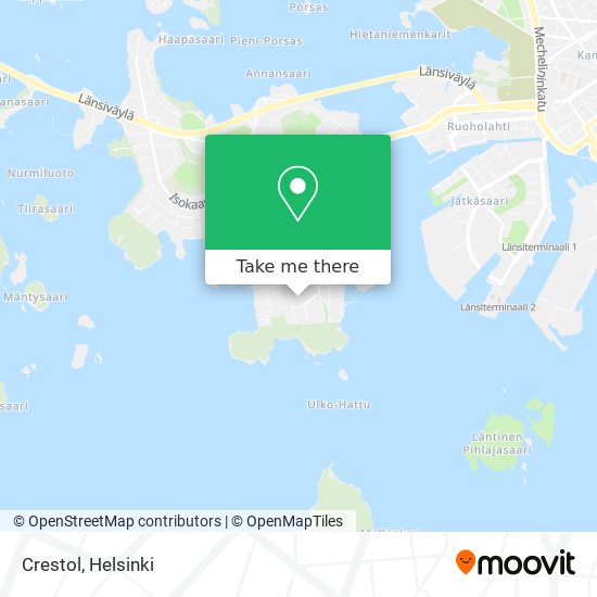 How to get to Crestol in Helsinki by Bus, Metro or Train?