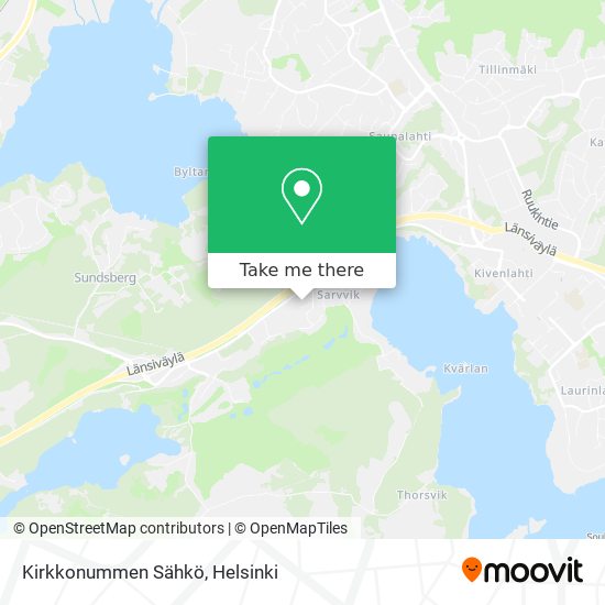 Kirkkonummen Sähkö map