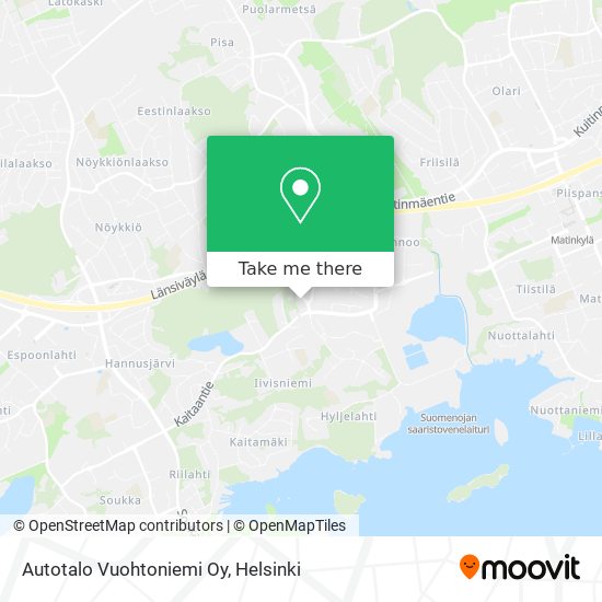 Autotalo Vuohtoniemi Oy map