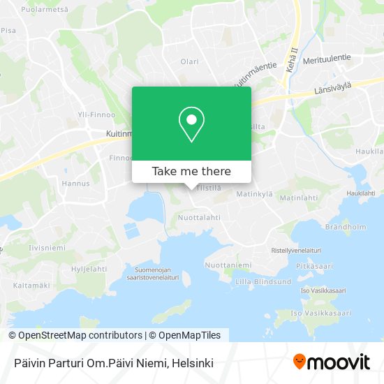 Päivin Parturi Om.Päivi Niemi map