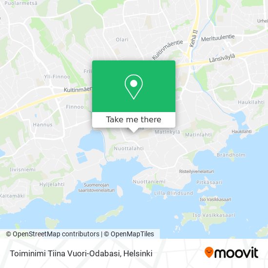 Toiminimi Tiina Vuori-Odabasi map