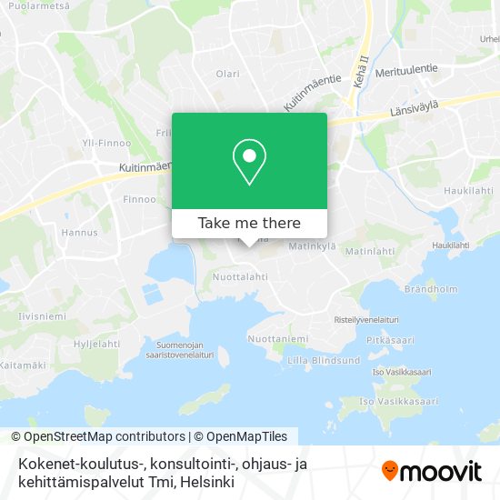 Kokenet-koulutus-, konsultointi-, ohjaus- ja kehittämispalvelut Tmi map