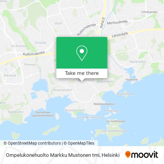 Ompelukonehuolto Markku Mustonen tmi map