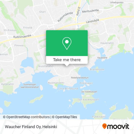 Waucher Finland Oy map