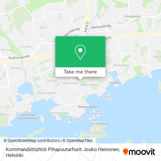 Kommandiittiyhtiö Pihapuutarhurit Jouko Heinonen map