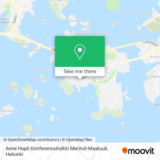 Anne Hupli Konferenssitulkki Merituli-Maatuuli map
