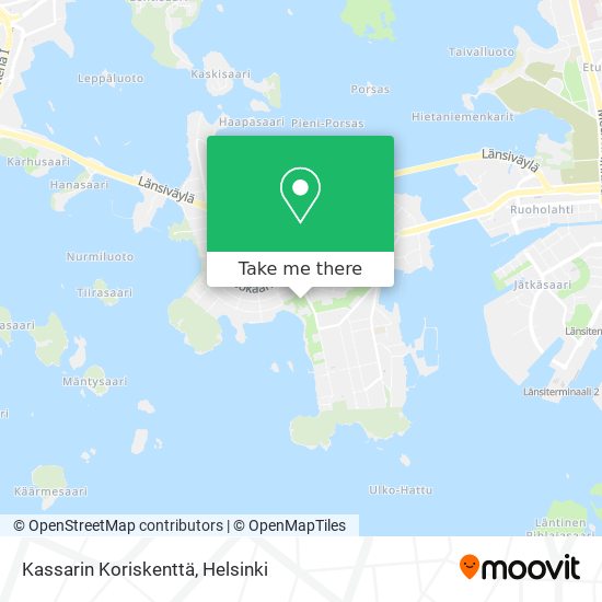 Kassarin Koriskenttä map