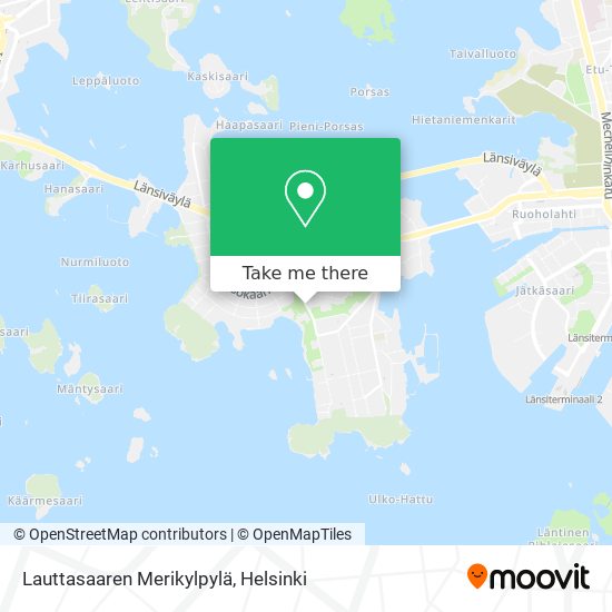 Lauttasaaren Merikylpylä map