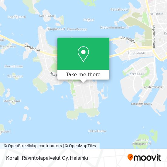 Koralli Ravintolapalvelut Oy map