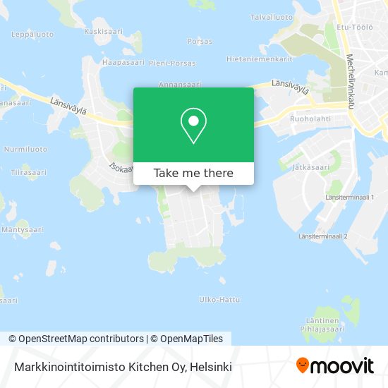 Markkinointitoimisto Kitchen Oy map