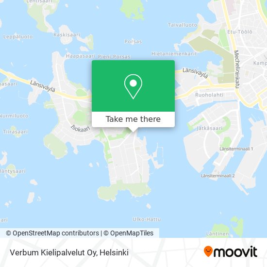 Verbum Kielipalvelut Oy map