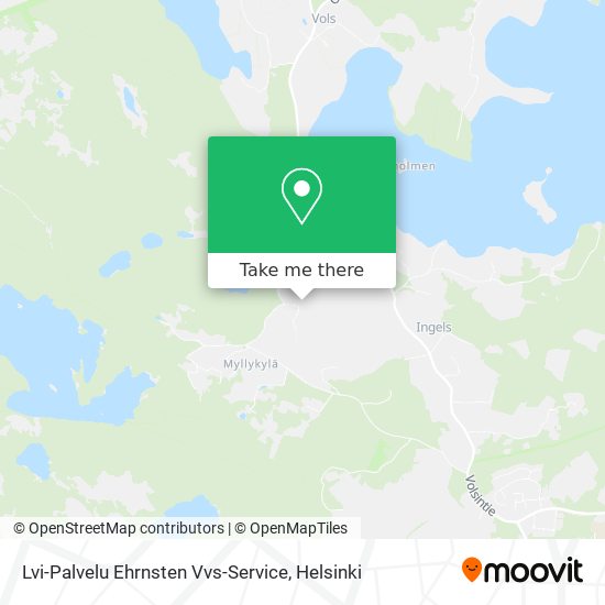 Lvi-Palvelu Ehrnsten Vvs-Service map