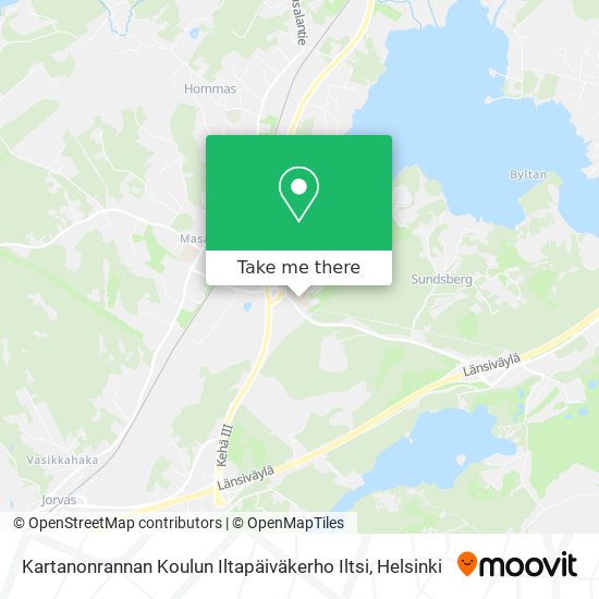 Kartanonrannan Koulun Iltapäiväkerho Iltsi map