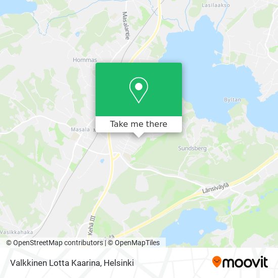 Valkkinen Lotta Kaarina map