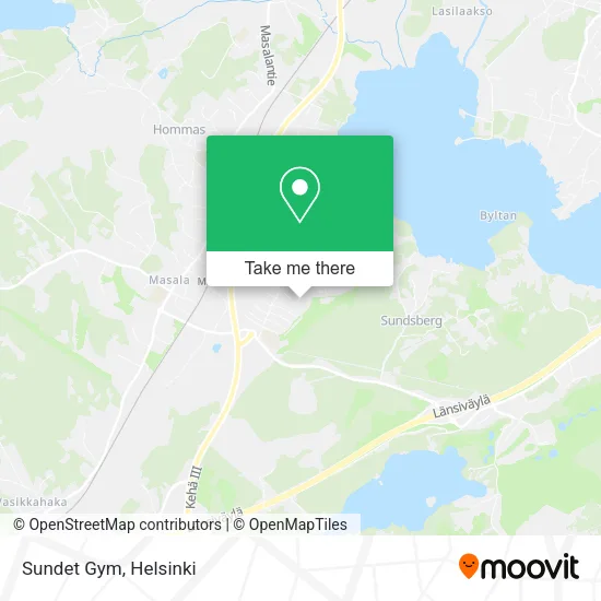 Sundet Gym map