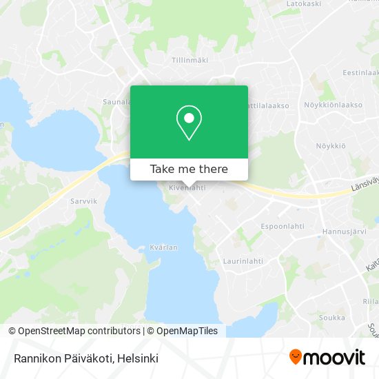 Rannikon Päiväkoti map